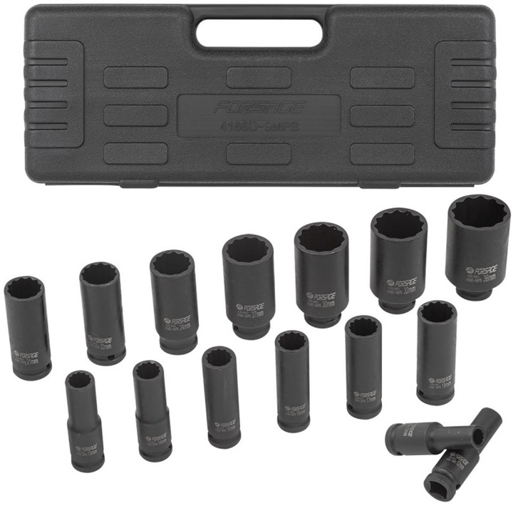 Комплект ударни вложки 1/2" с дължина 10-36 мм