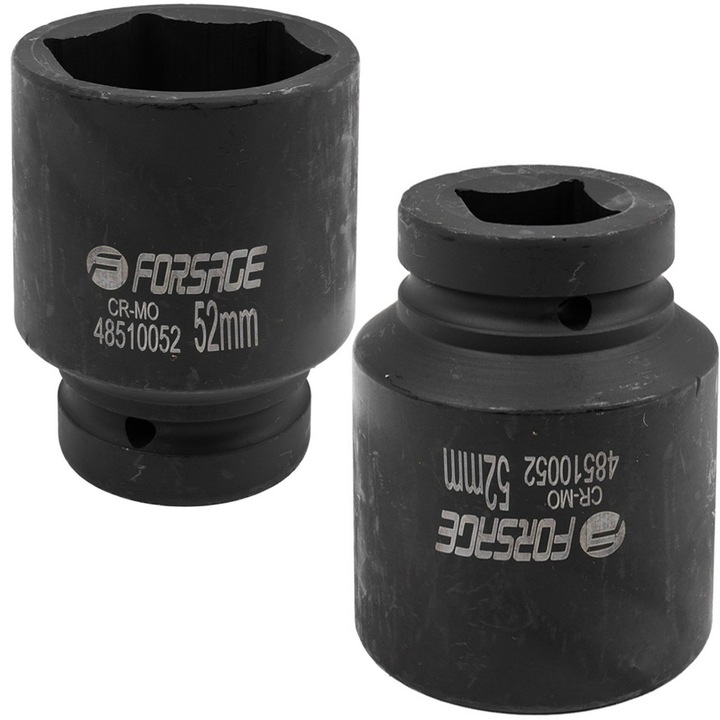 1"-es racsnis kulcs, Forsage, 52mm, 6 kat, 1310 kg