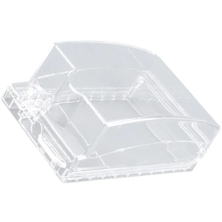 Cutie de protectie pentru priza YANYXR BCS3120409, etansa pentru exterior, din plastic transparent, 12 x 10 x 6.9 cm