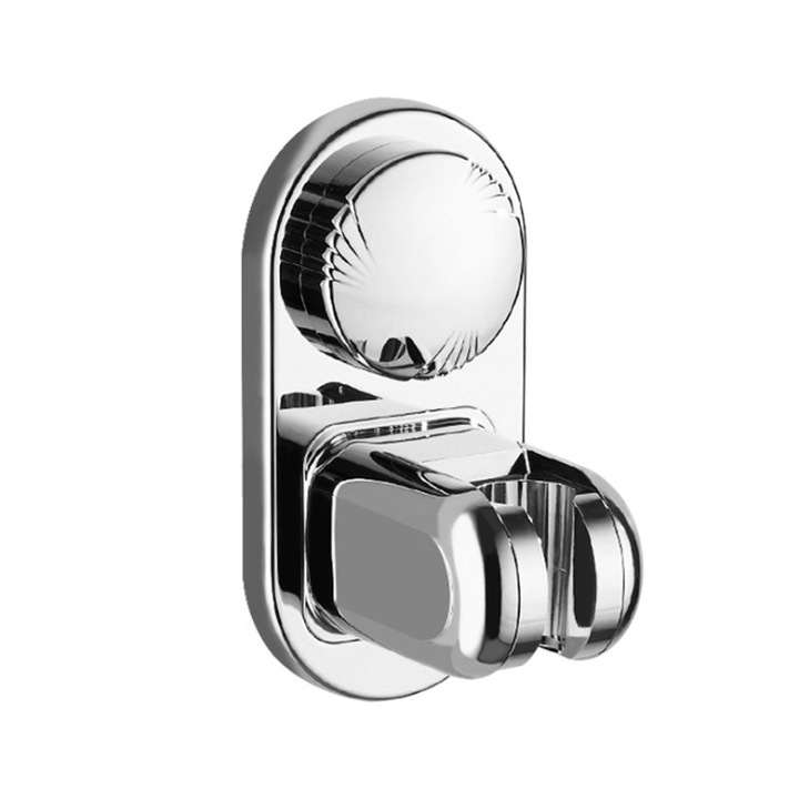 Suport reglabil pentru dus, montare pe perete, 5 moduri, capacitate mare, argintiu