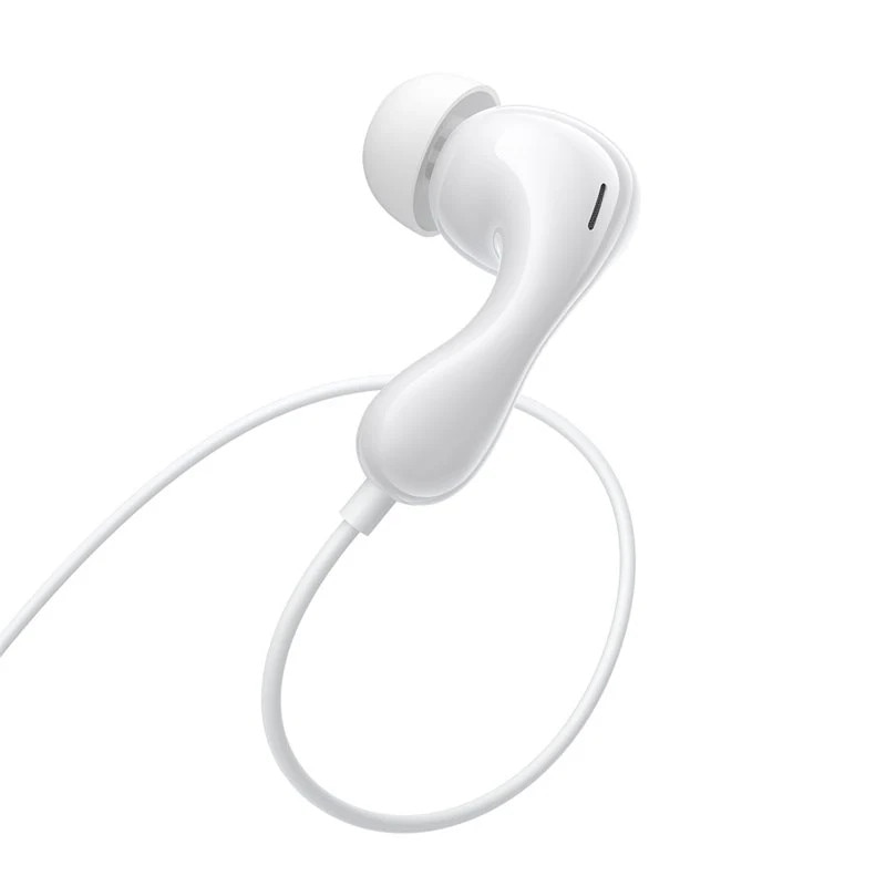 Casti cu microfon Baseus Encok CZ20 alb, 1,1m USB-C