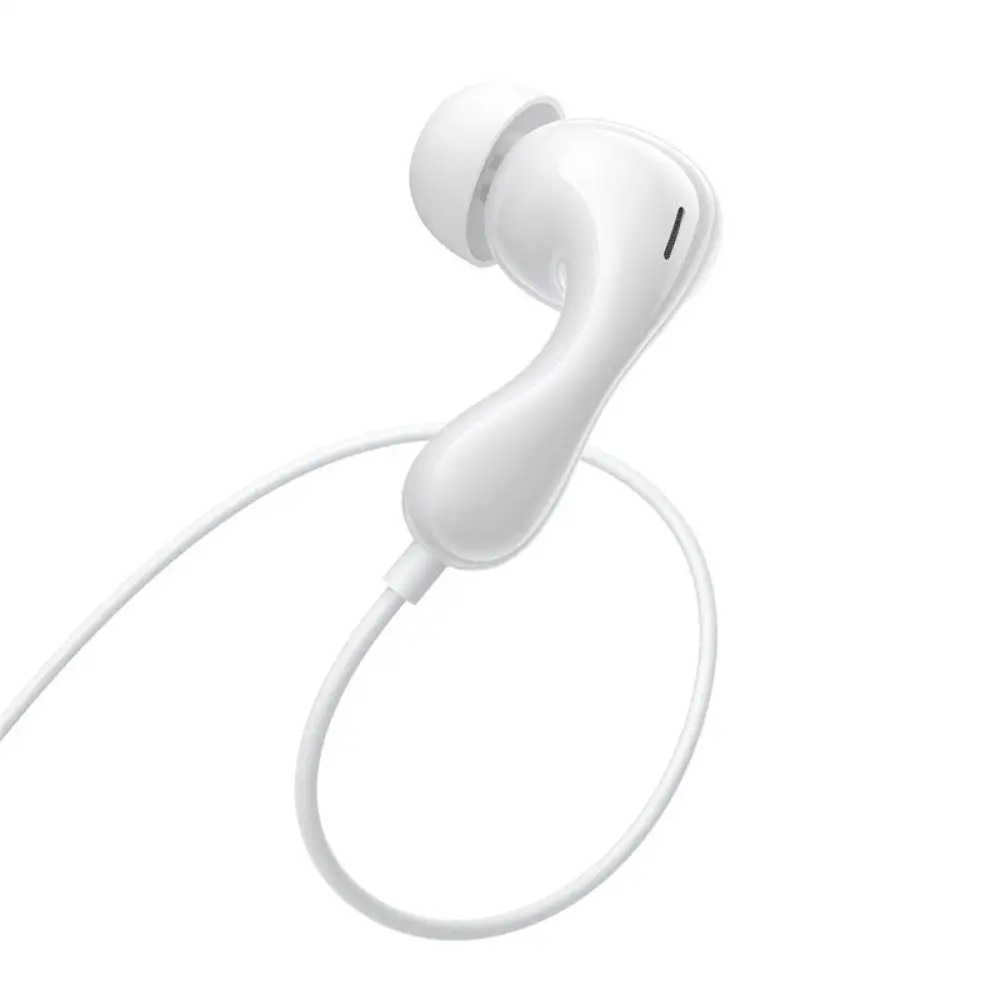 Casti cu microfon Baseus Encok CZ20 alb, 1,1m USB-C