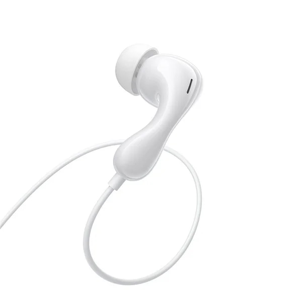 Casti cu microfon Baseus Encok CZ20 alb, 1,1m USB-C