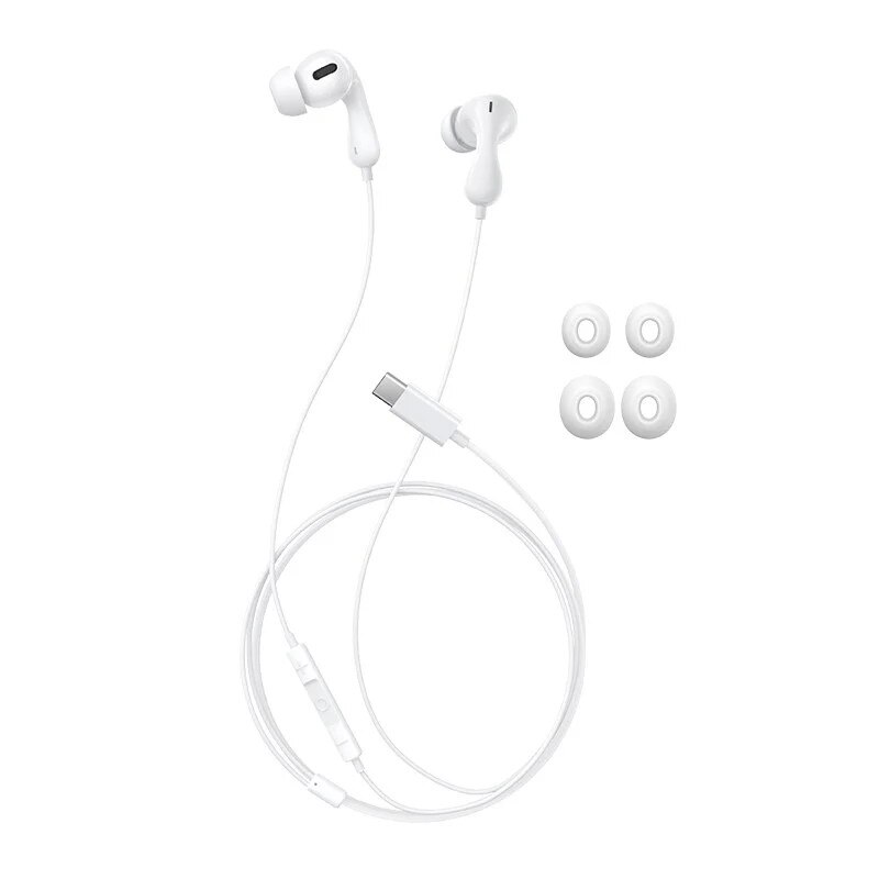 Casti cu microfon Baseus Encok CZ20 alb, 1,1m USB-C