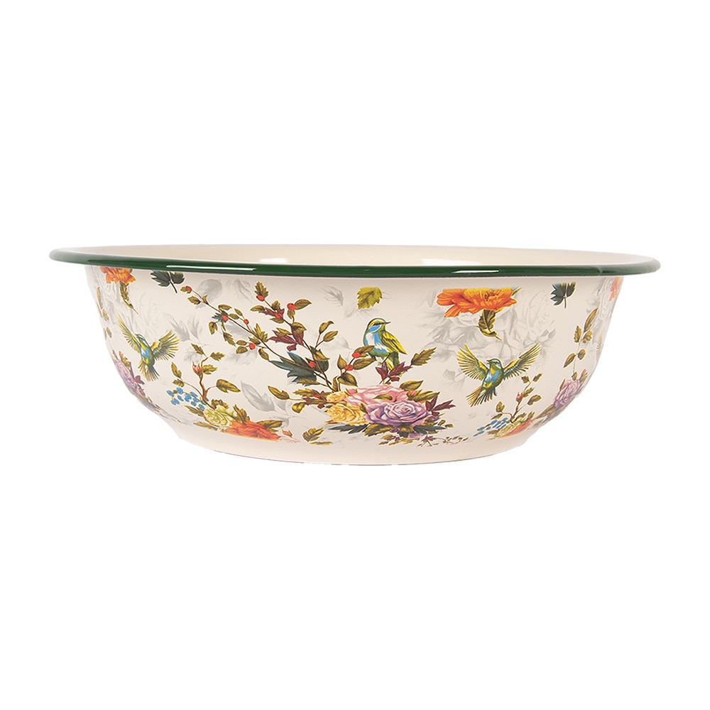 Clayre & Eef Bol de ceramică multicolor 30x9cm, 3 litri