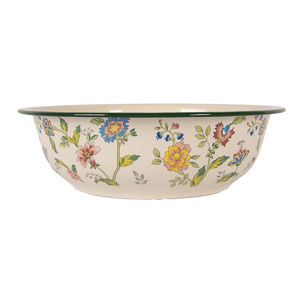 Clayre & Eef Bol de fontă emailată Summer multicolor 30x9cm, 3 litri