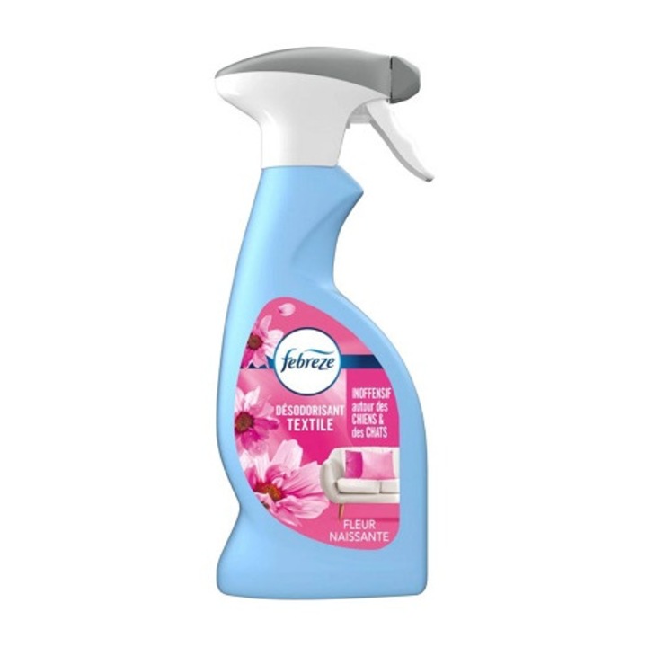 Szövetfrissítő spray, Febreze Fleur Naissante, 375 ml