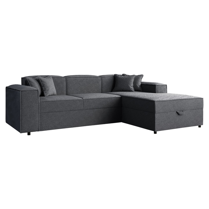 Coltar Sokoz L Boucle Dreapta, MIRJAN 24, menta, 79x166x253 cm