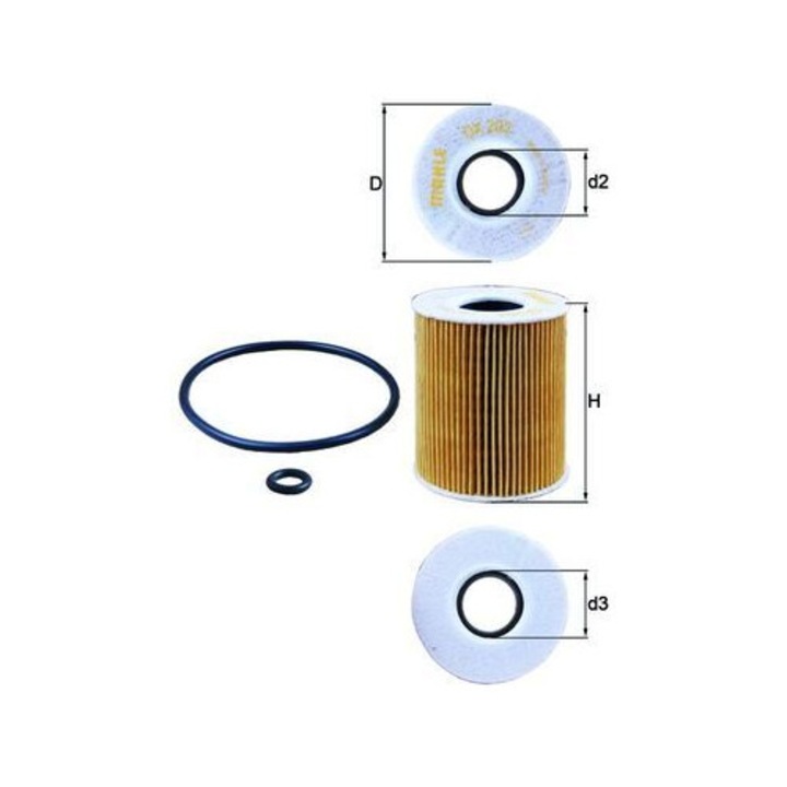 Olajszűrő MAHLE OX203D
