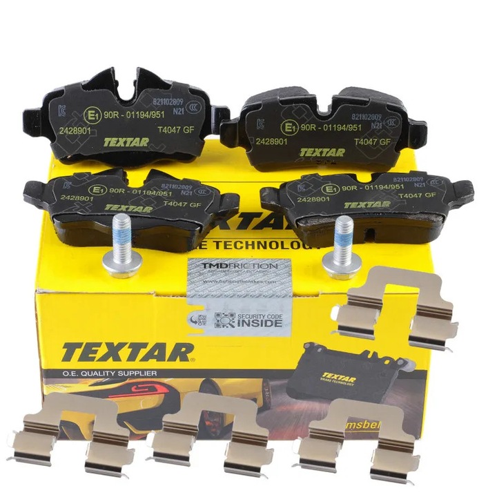 TEXTAR 2428901 "Fékbetét készlet, tárcsafék"