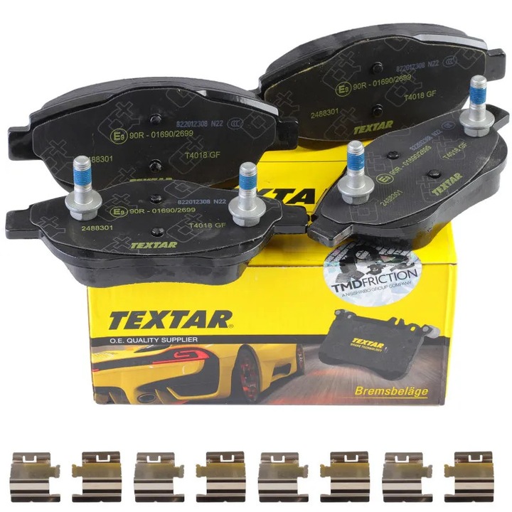 Fékbetét készlet, tárcsafék TEXTAR 2488301