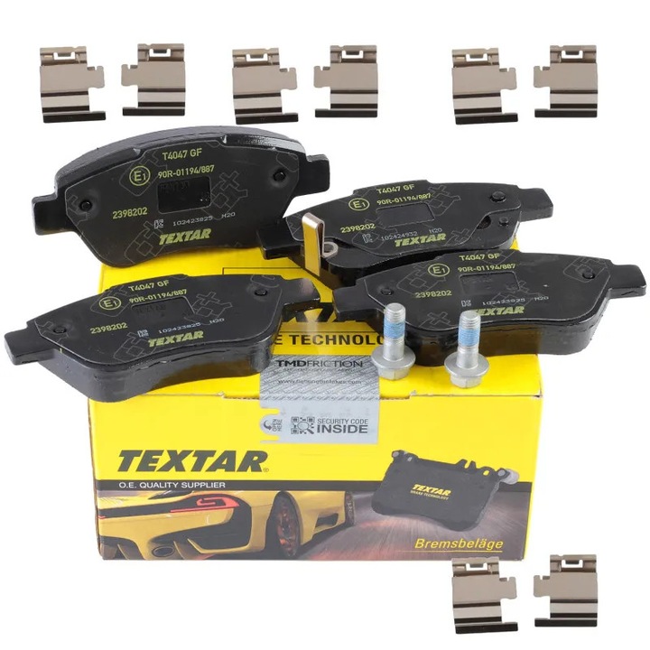 Fékbetét készlet, tárcsafék TEXTAR 2398202