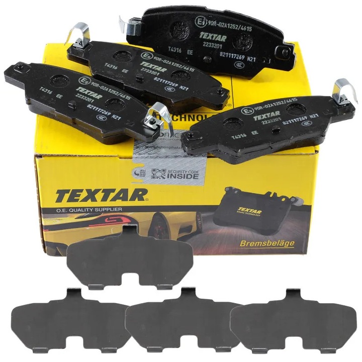Fékbetét készlet, tárcsafék TEXTAR 2233201