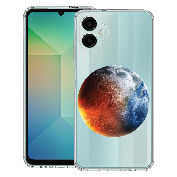 BestCase® Устойчив на удари калъф за Samsung Galaxy A07 4G с дизайн Earth, 2052053 AS 948