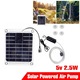 Pompa de aer solara pentru iaz/acvariu, 0.8L/MIN, 16.5x16.5x4.4cm, negru