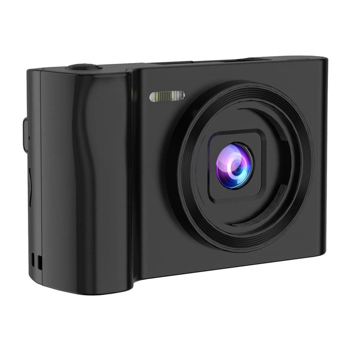 YANYXR 8MP digitális fényképezőgép, 8x zoom, fekete-fehér-rózsaszín, 10.5x6x4cm