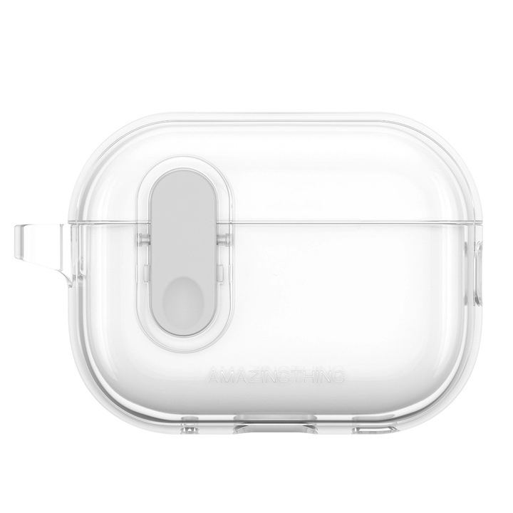 Carcasa AmazingThing Minimal compatibila cu Apple AirPods Pro 2 Transparent