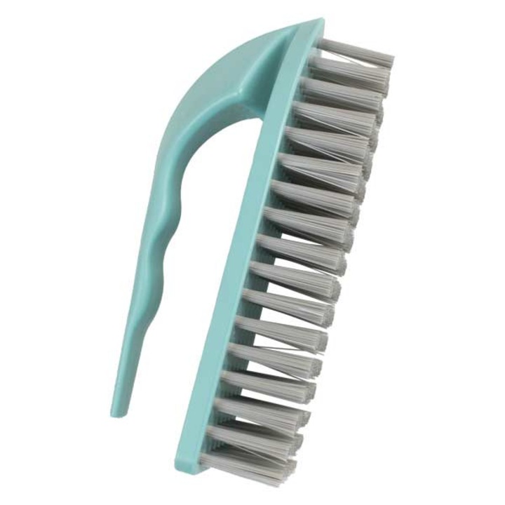 Perie plastic multifunctionala, cu maner, Frandis, vernil, 14.5x6x6.5 cm, model 179912