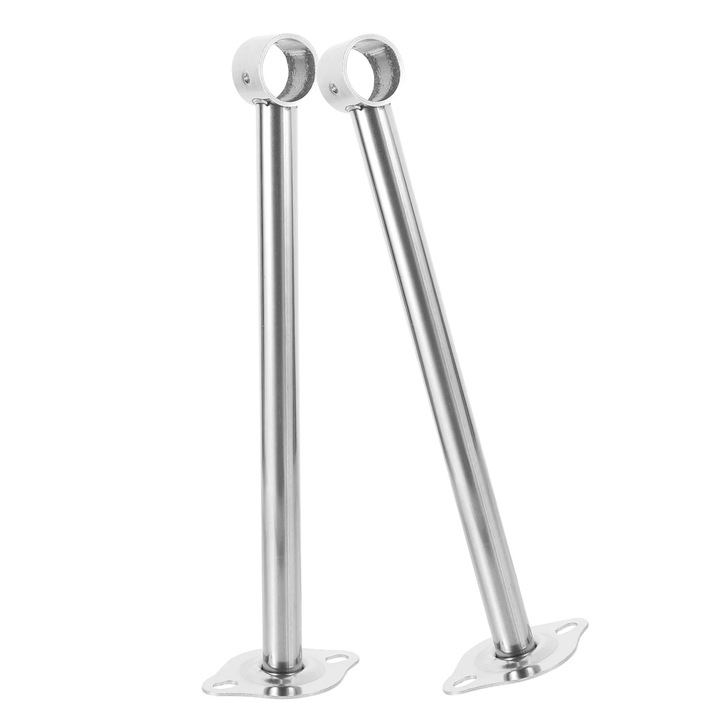 Suport bara dulap inox 32mm 300x60mm argintiu set 2 bucati