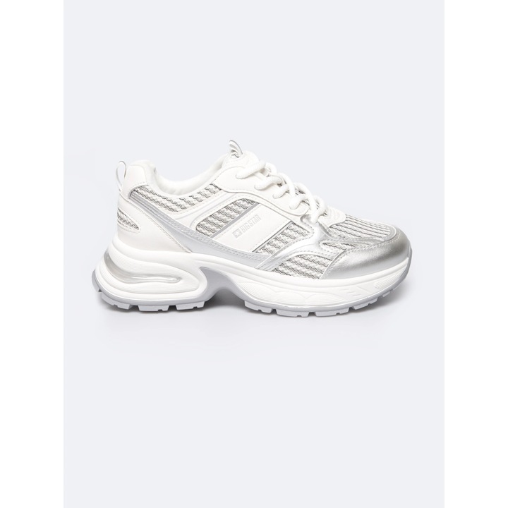 Дамски спортни обувки Big Star RR274A195, 101, сиви, текстилен материал, 38 EU