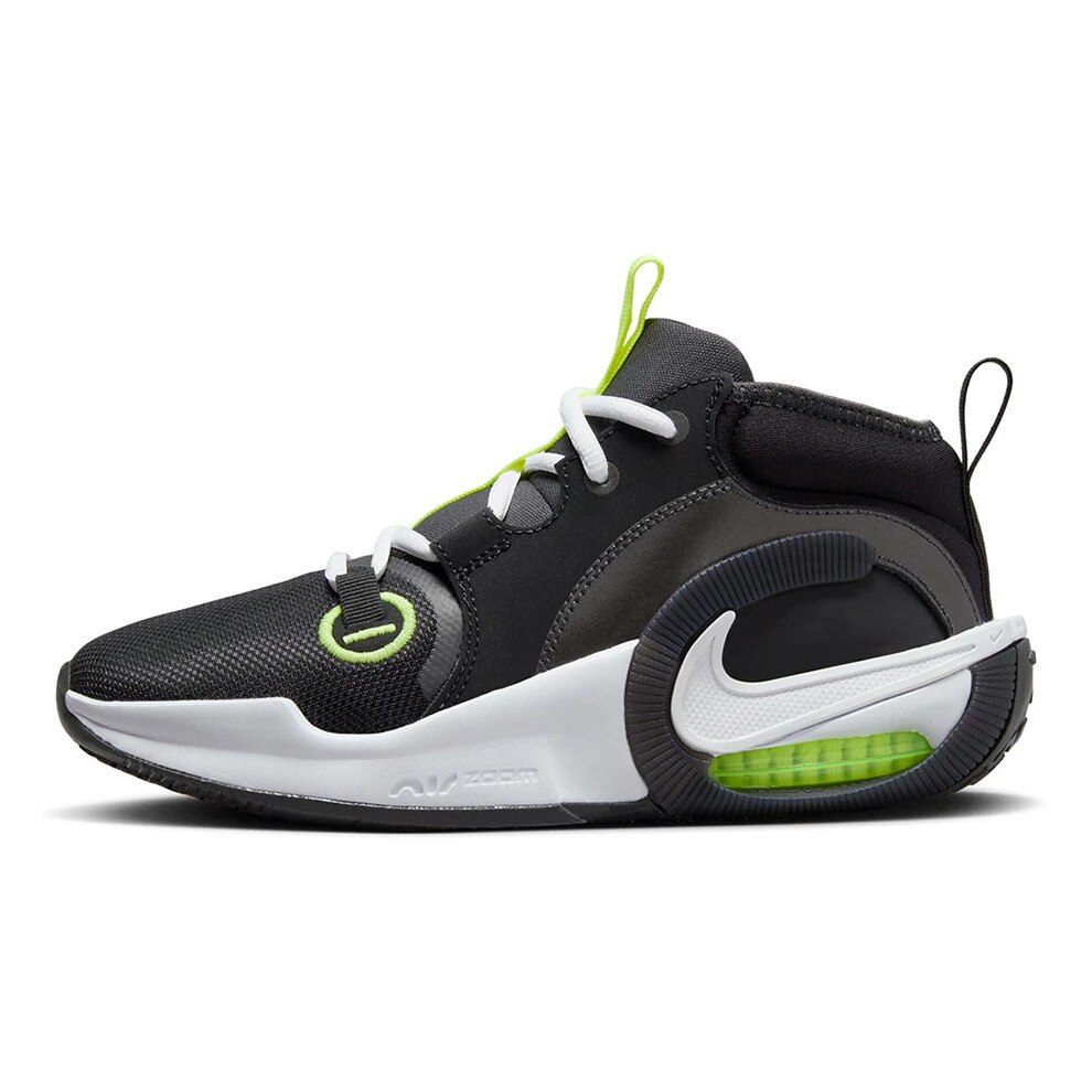 Nike, Pantofi mid-cut pentru baschet Air Zoom Crossover 2, Alb