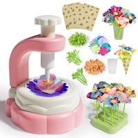 Set creativ pentru copii, OVERTANG, kit buchete de flori, 4-8 ani, multicolor