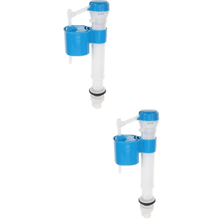 Set 2 valve de umplere pentru toaleta, ABS, 25.50x9.50x5.80cm, economisire apa, instalare simpla