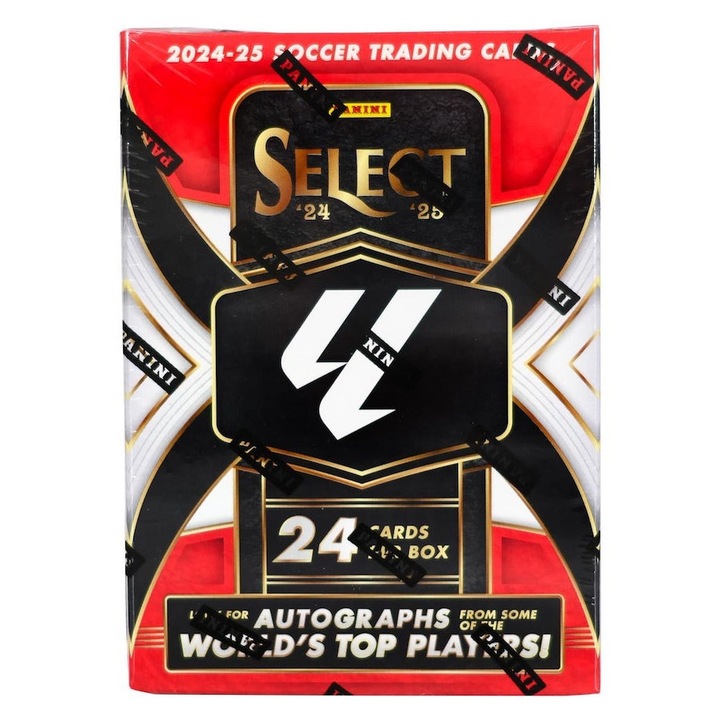 2024/25 Panini Select La Liga Soccer Blaster Doboz (24db Focis Kártya, benne Lila, Arany és Rózsaszín Mojo Kártya!)