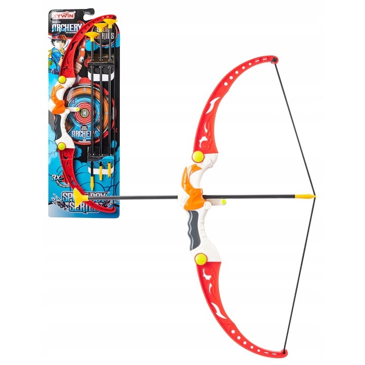 Arc pentru Copii Norimpex, Set cu 3 Sageti, Plastic, Multicolor