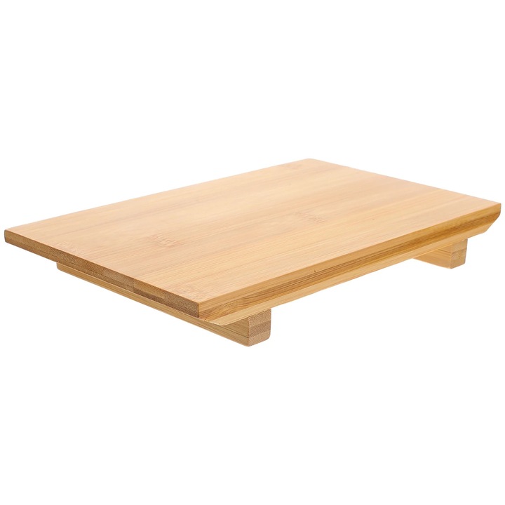 Platou sushi din bambus 21.5x12x3cm, natural, standard