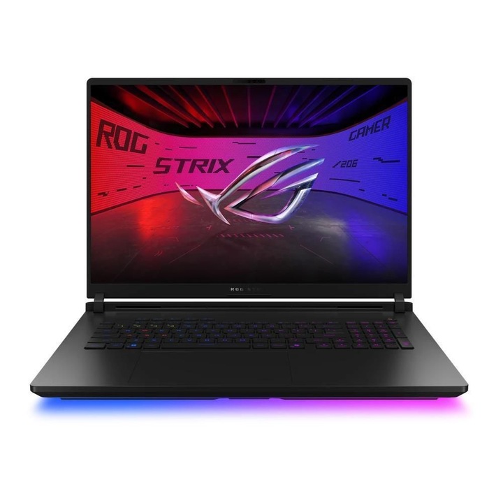 Laptop Asus ROG Strix SCAR 18 G835LX-SA063, 18 inch 2560 x 1600, Intel Core Ultra 9 275HX 24 C / 24 T, 2.1 GHz - 5.4 GHz, 40 MB cache, 64 GB DDR5, 2 TB SSD, Nvidia GeForce RTX 5090, Fara sistem de operare, Negru
