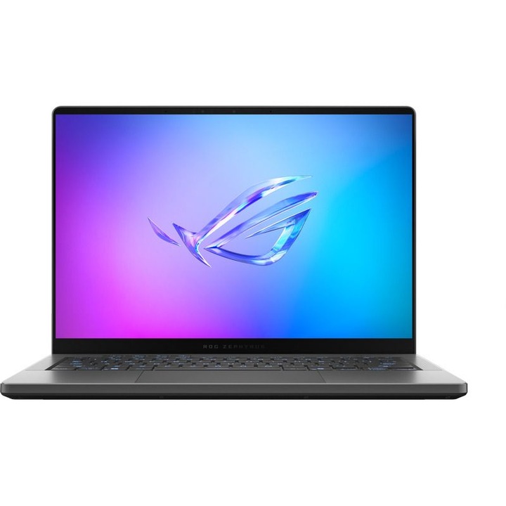Laptop Asus ROG Zephyrus G14 GA403 GA403WW-QS078, 14 inch 2880 x 1800, AMD HX 370 12 C / 24 T, 2.0 GHz - 5.1 GHz, 12 MB 24 MB cache, 28 W, 64 GB LPDDR5X, 1 TB SSD, Nvidia GeForce RTX 5080, Fara sistem de operare, Gri