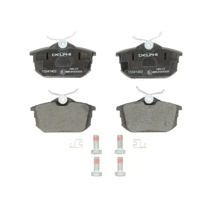 Set placute frana, frana disc DELPHI LP1593