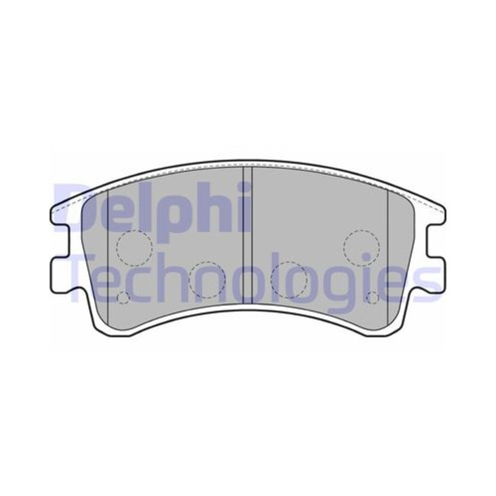 DELPHI LP1799 féktárcsa, fékbetét készlet