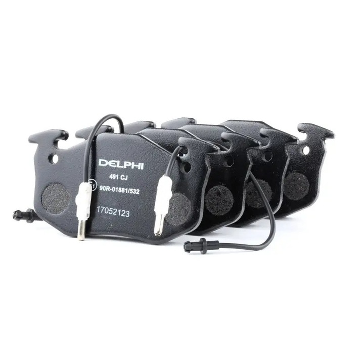 Комплект накладки, дискови спирачки DELPHI LP491