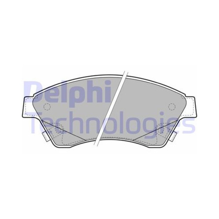 DELPHI LP2171 "Fékbetét készlet, tárcsafék"