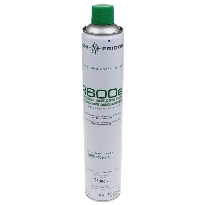 Refrigerant izobutan R600A, C00089700, 750 ml, 420 g, Universal