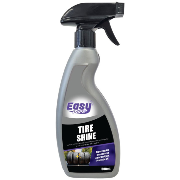 Solutie pentru intretinerea si reconditionarea anvelopelor, Easy Wipe Tire Shine, 500ml