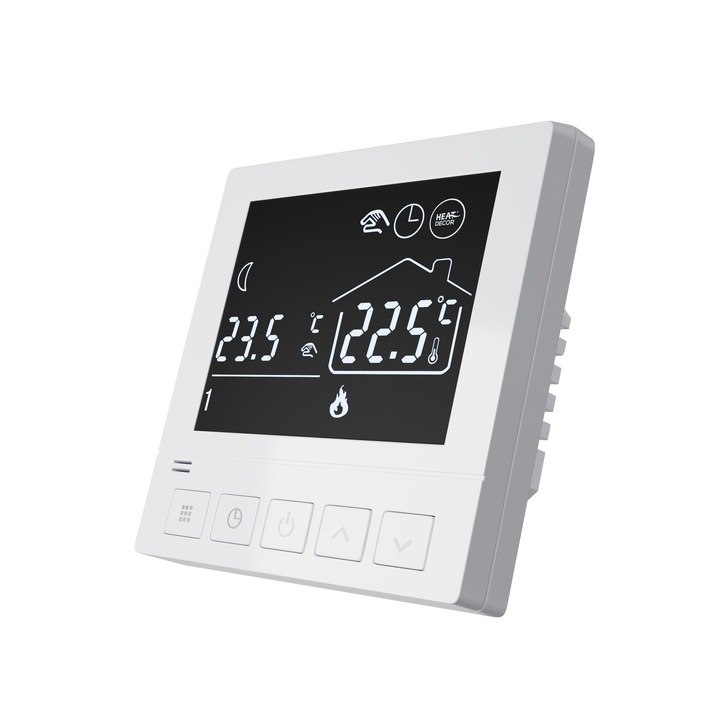 Termostat programabil HD-T02 - Alb