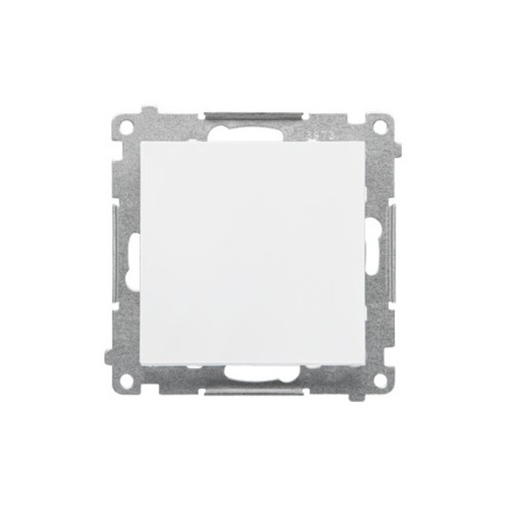 Lépcsőkapcsoló, Kontakt-Simon, 10 AX, 250 V~, matt fehér, modul