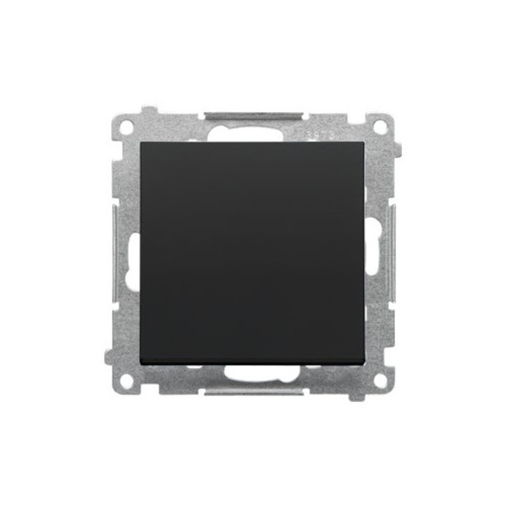 Lépcsőkapcsoló, Kontakt-Simon, SIMON55, 10 AX, 250 V~, matt fekete