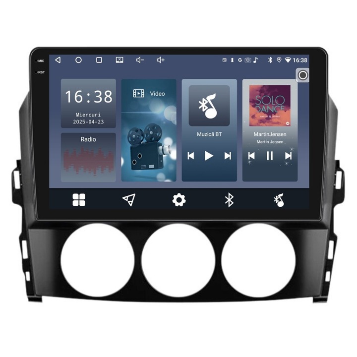 Navigációs rendszer: Mazda MX-5 2005-2015, 9 hüvelykes, 2 GB-os, 32 GB-os, 4 magos kijelzővel