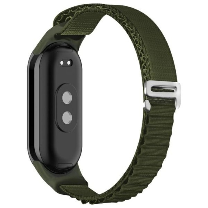 Curea din nylon Beline Alpine compatibila cu Xiaomi Mi Band 10/9/8, Verde