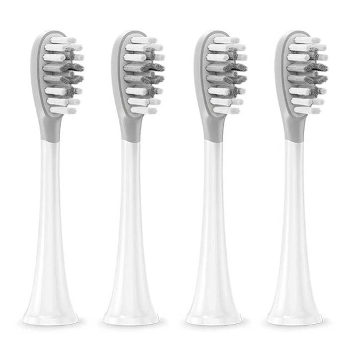 Резервни глави за електрическа четка за зъби, Bitvae, модел GCS22, съвместими със S2 / S3, комплект от 4 броя, бели