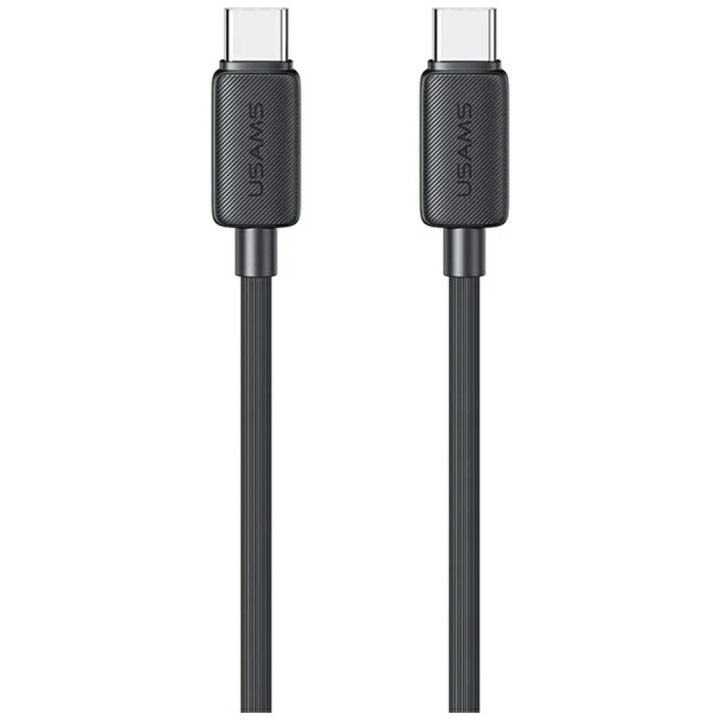 USB-C - USB-C adatkábel USAMS KY sorozat 60W 1m fekete