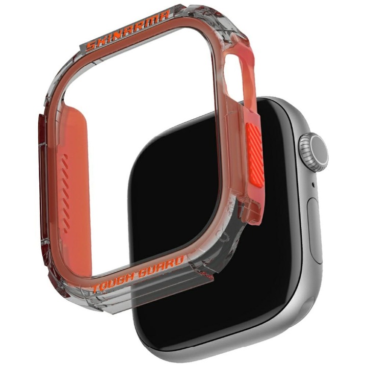 Калъф Skinarma Atom за Apple Watch 46 мм, цвят сиена