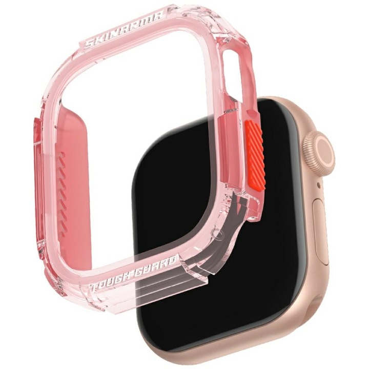 Skinarma Atom tok Apple Watch 42mm-hez, rózsaszín