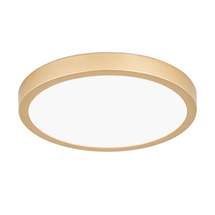 LERO LED mennyezeti lámpa, arany bevonattal, kerek, 23cm LED22W/2100lm/3000K alumínium IP 20 ORION