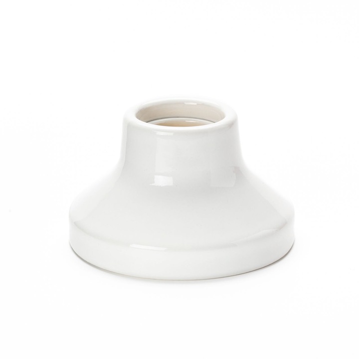 Mennyezeti lámpa FROST, E27 1x40W izzó nélkül, fehér kerámia felülettel, 9,5 cm IP20 ORION