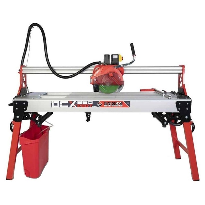 Masa de taiat DX250/1000 Plus Laser&Level RUBI, lungime taiere 112 cm, diametru disc 250mm